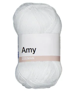 Amy Fil à crocheter - Blanc