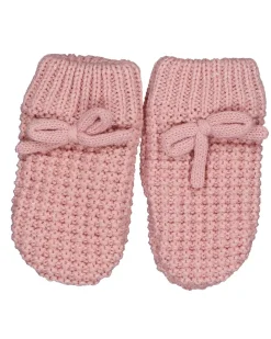 Écharpe, bonnet et gants - Rose