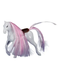 Cheval avec écurie jouet - Blanc