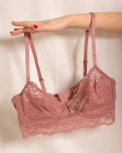 Demi Soutien-gorge non paddé - Rose