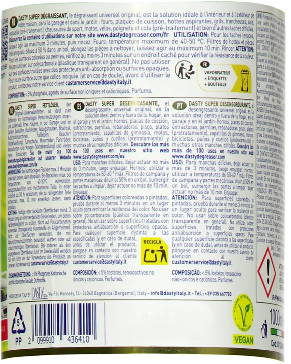 Dégraissant - Multicolore