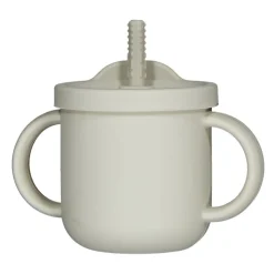 Gobelet avec paille - Gris